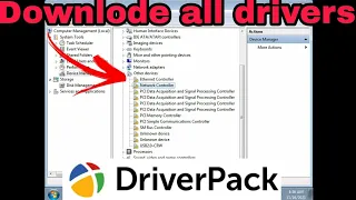 INSTALLING WINDOWS 7 ALL DRIVERS FOR FREE FROM DRIVER PACK SOLUTION