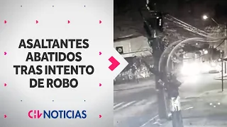 TESTIGO REVELA DETALLES de frustrado asalto a carabinero en retiro que dejó 2 delincuentes muertos