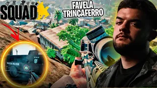 😱SQUAD MOD FAVELA🔥 LUQUET4 JOGANDO COM FERRÃO E AMIGOS #squad