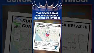 Tiga Gempa Dalam Waktu Berdekatan Guncang Bukittinggi, Warga Berhamburan Keluar Rumah