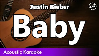 Justin Bieber - Baby (SLOW karaoke acoustic)