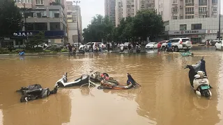 Live: Latest on the prolonged heavy rainfall in central China's Henan