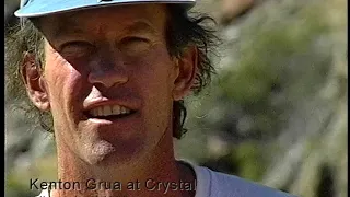 Kenton Grua on the Crystal hilltop talking about his speed run in 1983.