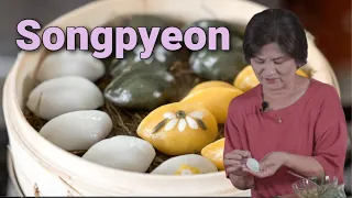 How to make songpyeon, 송편 (half-moon shaped rice cake)!