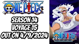 One Piece English Dub Update: Season 14 Voyage 15 Out on 4/9/2024 on Microsoft Storefronts!!!!!!!