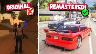 How To Remaster GTA San Andreas in 2024🔥Best *Realistic* Graphics Mod (For Low End PC)