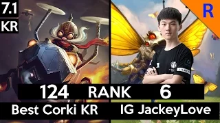 7.1 Korea# 124 Corki main vs IG JackeyLove (Kogmaw)