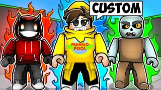 We ONLY Used CUSTOM MOVESETS in ROBLOX The Strongest Battlegrounds