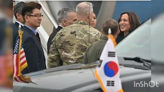 Kamala Harris visits DMZ a day after North fires missiles