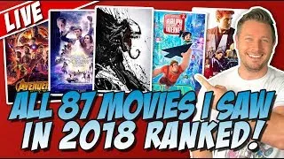 All 87 Movies I Saw in 2018 Ranked!