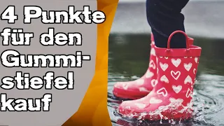 Was ist bei Gummistiefeln wichtig und zu beachten? Die ersten Gummistiefel für das Kleinkind