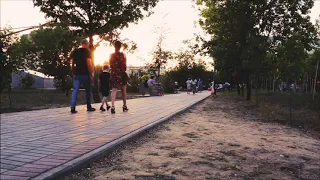 Вечер в парке двухсотлетия. Город Будённовск. Таймлапс(timelapse).