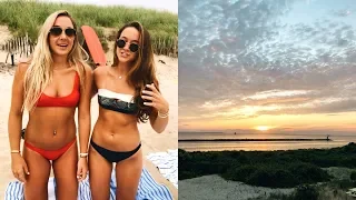 SUMMER WEEKEND VLOG: montauk beach + hamptons LF sale!