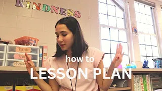 how to lesson plan | first year kindergarten teacher