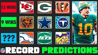 NFL Record Predictions after The 2024 Schedule Release (Every Team)
