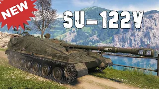 World of Tanks SU-122V - New Tier X Reward Soviet Tank Destroyer