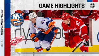 Islanders @ Red Wings 11/5 | NHL Highlights 2022