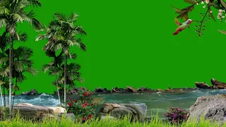 River Green Screen /Nature Green Screen /Green Screen Effects /Jungle Green Screen /Background Video