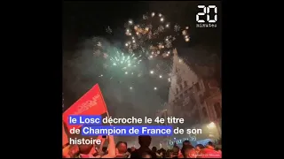 Les Lillois fêtent le titre de Champion du Losc