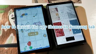 How to install the app Themes in Samsung tab a 10.1 2019 - Make your android tablet aesthetic