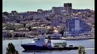 Судно ВМФ России RFS Всеволод Бобров после обстрела ВМС Украины с трудом вернулось в Севастополь