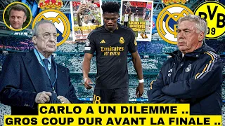 🚨TRES MAUVAISE NOUVELLE AU REAL .. / MACRON MET LA PRESSION AU REAL .. / DILEMME LUNIN VS COURTOIS