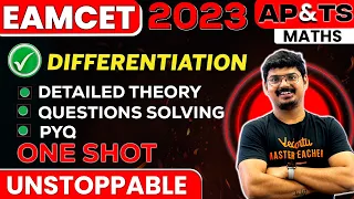 Differentiation in One Shot | Maths | EAMCET 2024 | Telangana and AP | Goutham Sir | Vedantu Telugu