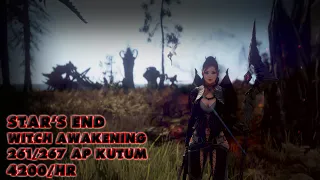 Star's End Witch Awakening 261 / 267 Ap Kutum 4200+/hr (Blue Loot Scroll)