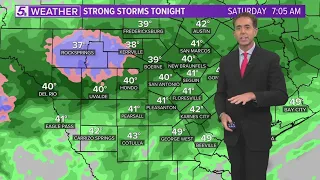 Cold weather will move in overnight to San Antonio