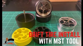 MST Drift Wheel install and removal using MST Tire Remover Set