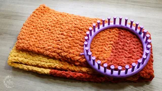 How to Knit an Infinity Scarf Using a Loom | Infinity Scarf Pattern | The Sweetest Journey