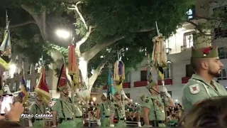 La Legión desfilando por la Alameda ( Málaga) Jueves Santo Málaga 2023