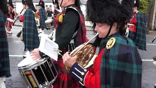 The Royal Regiment of Scotland Band - 2 Scots Homecoming Parade - Penicuik 2018 [4K/UHD]