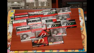 TDK D  Обзор кассет 1973-1997гг выпуска. Американо-Европейского рынка