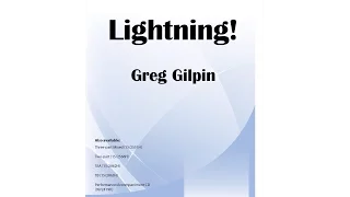 Lightning! (SATB) - Greg Gilpin