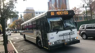 Bee-Line Bus 2008 Orion V Suburban Route 66 To MERCY CLG #807 New Rochelle Main St OBI Diesel Bus