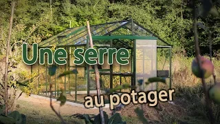 Installation of a greenhouse and first vedgtables ready for winter