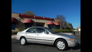 1996 Honda Accord LX 5 speed manual trans walk around/overview video