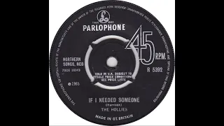 UK New Entry 1965 (316) The Hollies - If I Needed Someone