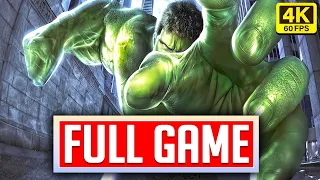 HULK FULL GAME Walkthrough No Commentary Gameplay Longplay Playthrough [4K 60FPS] (PC UHD)