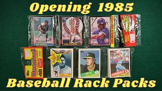 Opening 1985 Baseball Rack Packs