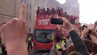 LFC Champions League Homecoming Parade 2019