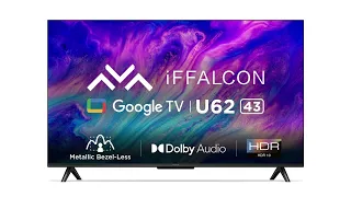 iFFALCON iFF43U62 108 cm 43 inch 4K Ultra HD Smart LED Google TV Rs.22990 | Review | Unboxing | 2022