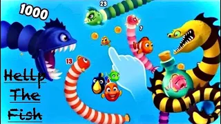 Fishdom Ads Mini Game  hello the fish video trailer 1.4 new update gameplay Hungry fishs video