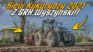Siew Kukurydzy Z GRH Wyszyński☆Deutz-Fahr 7250TTV & Gaspardo☆Byczek Na Polu!☆Agro Duduś☆