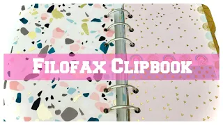 FILOFAX Clipbook FLIP THROUGH 2020 - Architexture Terrazzo Design - Clipbook als Planer