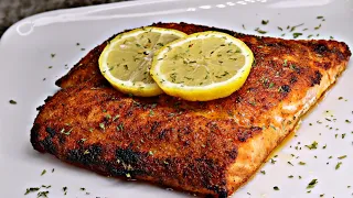 CRISPY Oven Baked Salmon Recipe