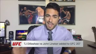 T.J. Dillashaw vs. John Lineker for UFC 207