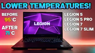 Lenovo LEGION Gaming Laptops | Lower Temperatures 100% Working