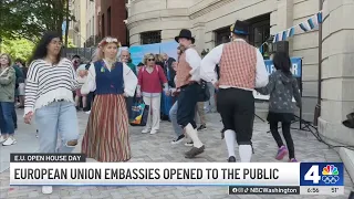 European Union embassies opened to public for annual Open House event | NBC4 Washington